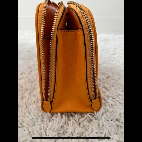 Michael Kors Yellow-Orange Saffiano Satchel - Picture 5 of 12